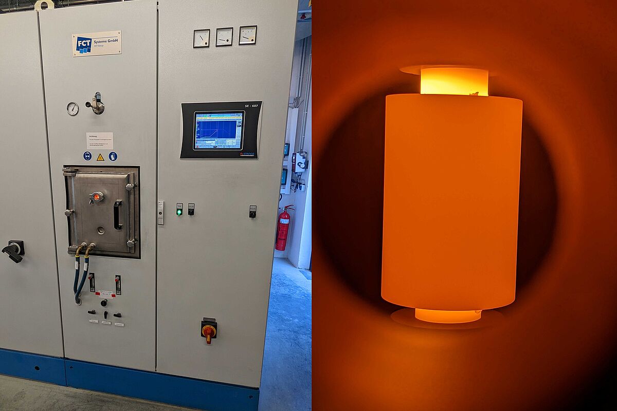 FAST/SPS-Gerät HP D5 (FCT Systeme GmbH Rauenstein, Deutschland) in Betrieb